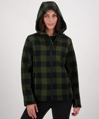 Olive/Black Check